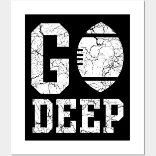 Go Deep Football Posters and Art